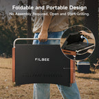 One FILBEE Brand Portable Folding BBQ Charcoal Grill Price ( $175.00 USD )