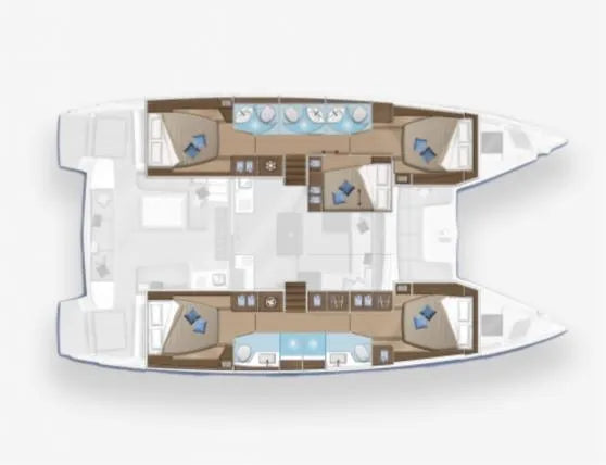 One 2021 Lagoon 50 | 48.5 ft - Yacht For Cruises And Fishing Tortola, British Virgin Islands Natural Gas USA Price ( $675.000.00 USD )