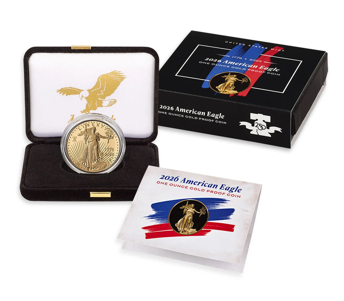 One 1 Oz American Eagle Physical Gold Proof Coin Price ( $5,650.95 USD )
