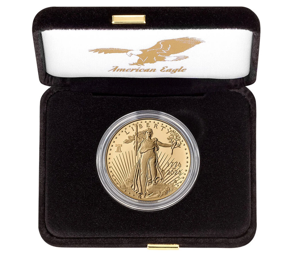 One 1 Oz American Eagle Physical Gold Proof Coin Price ( $4,250.95 USD )