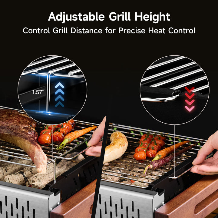 One FILBEE Brand Portable Folding BBQ Charcoal Grill Price ( $175.00 USD )