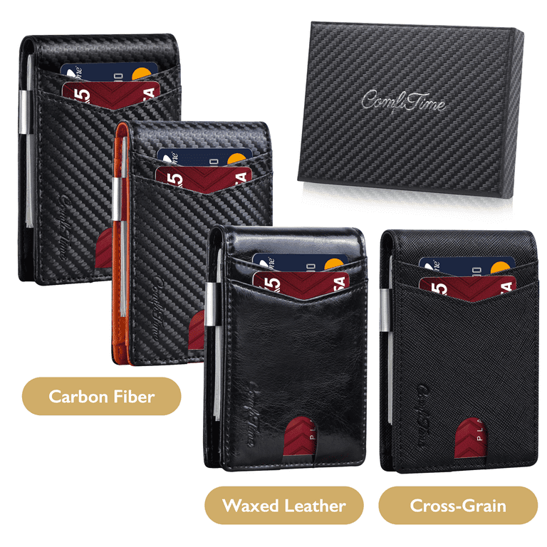 One Man And Woman Ultra-Thin RFID Card Reader Anti Theft Wallet Price ( $25.95 USD )