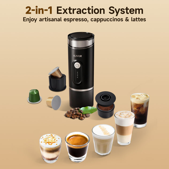 One Kavor GoBrew T30 Portable Espresso Machine Price ( $114.00 USD )