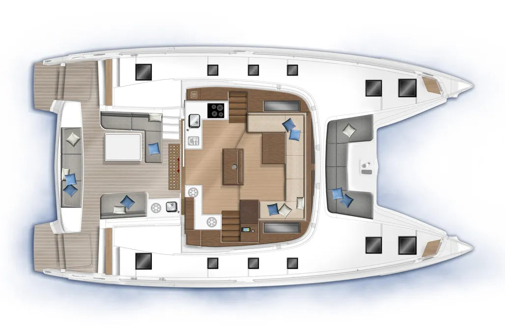 One 2021 Lagoon 50 | 48.5 ft - Yacht For Cruises And Fishing Tortola, British Virgin Islands Natural Gas USA Price ( $675.000.00 USD )