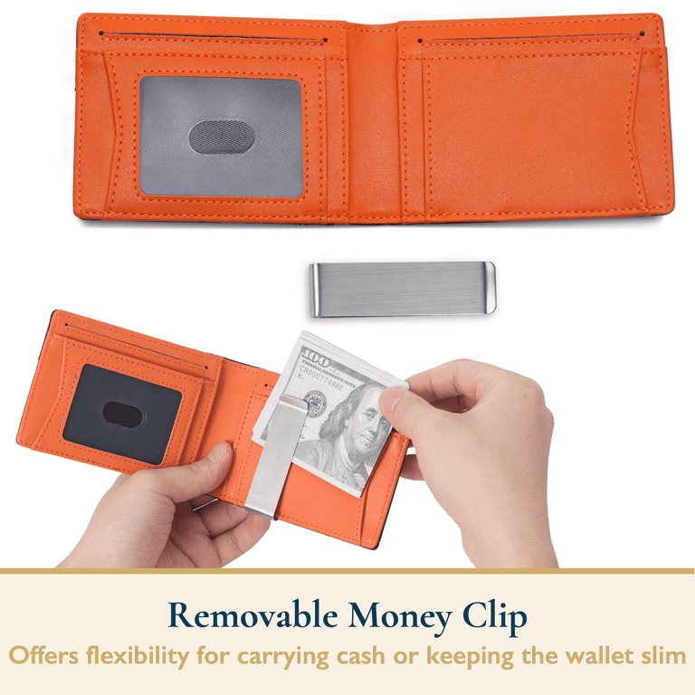One Man And Woman Ultra-Thin RFID Card Reader Anti Theft Wallet Price ( $25.95 USD )