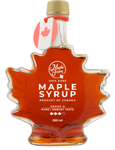 One 100% Canadian Pure Organic Grade A Maple Syrup Price ( $18.00 USD )