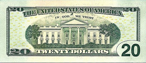 One United States Of America Physical Twenty Dollar Face Value Bill Price ( $22.00 USD )