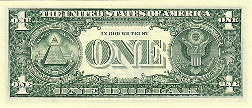 One United States Of America Physical One Dollar Face Value Bill Price ( $1.10 USD )