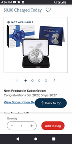 One 1 Oz American Eagle Physical Silver Coin $1 Face Value Price ( $55.00 USD )