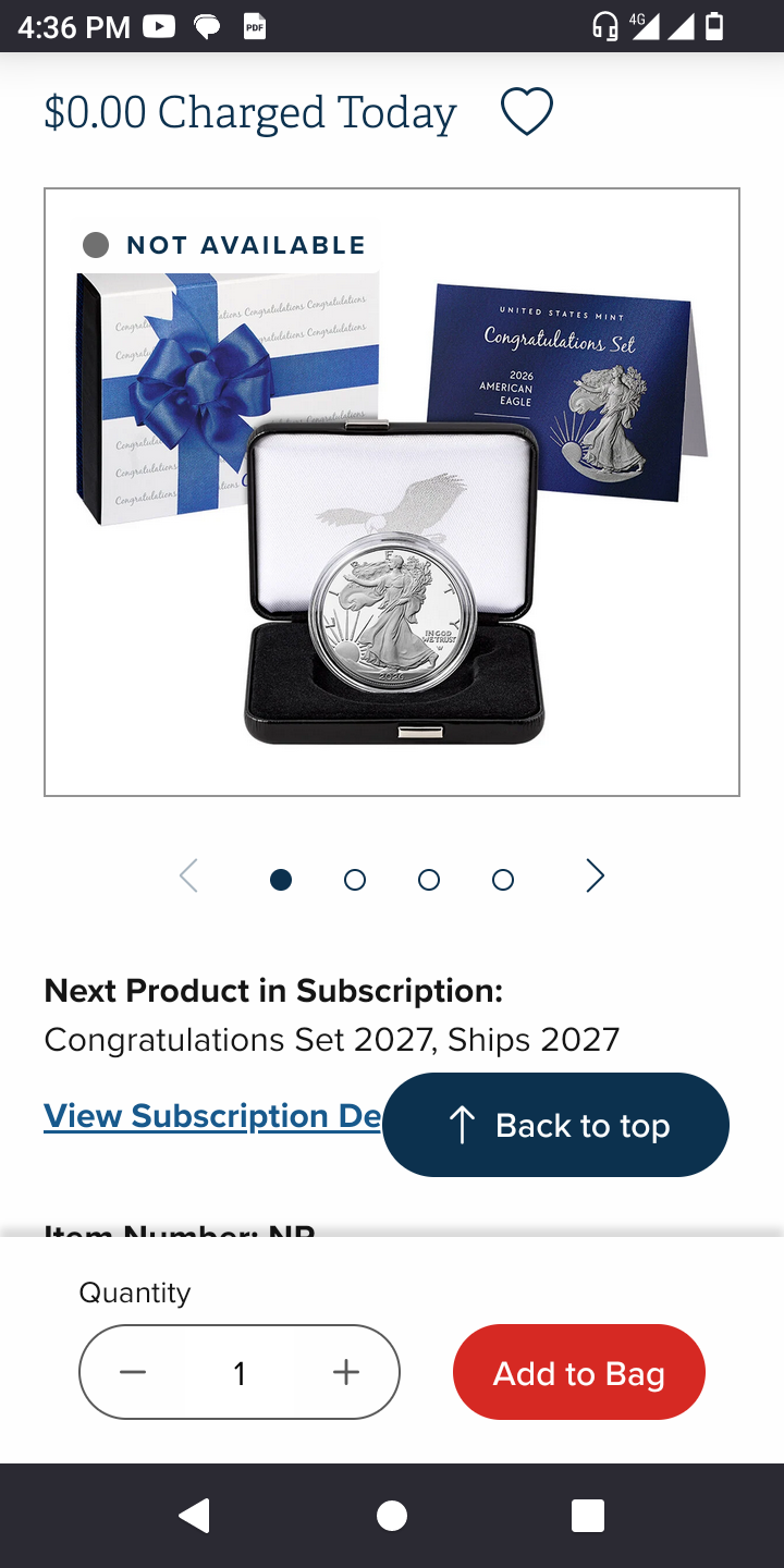 One 1 Oz American Eagle Physical Silver Coin $1 Face Value Price ( $55.00 USD )