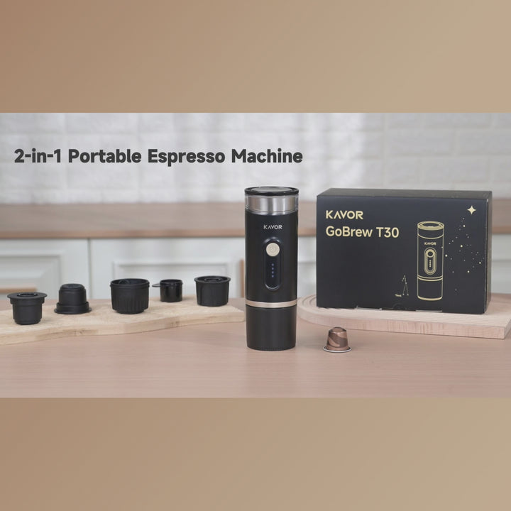 One Kavor GoBrew T30 Portable Espresso Machine Price ( $114.00 USD )