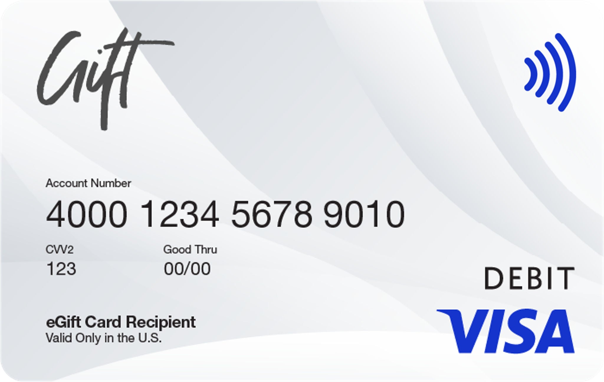 Natural Gas Visa eGift Card Price ( $20.00 USD )  ( $2,000.00 USD )