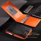 One Man And Woman Ultra-Thin RFID Card Reader Anti Theft Wallet Price ( $25.95 USD )