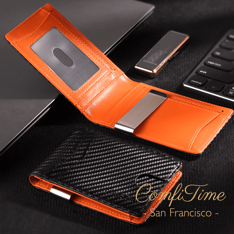 One Man And Woman Ultra-Thin RFID Card Reader Anti Theft Wallet Price ( $25.95 USD )