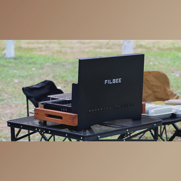 One FILBEE Brand Portable Folding BBQ Charcoal Grill Price ( $175.00 USD )