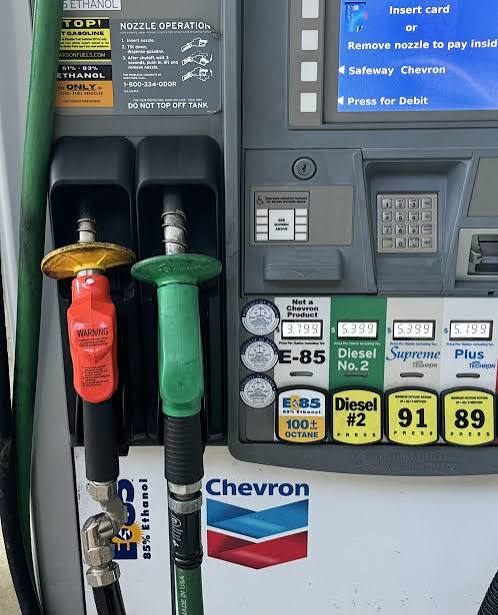 One Gallon 98 Natural Gas Price ( $3.95 USD )