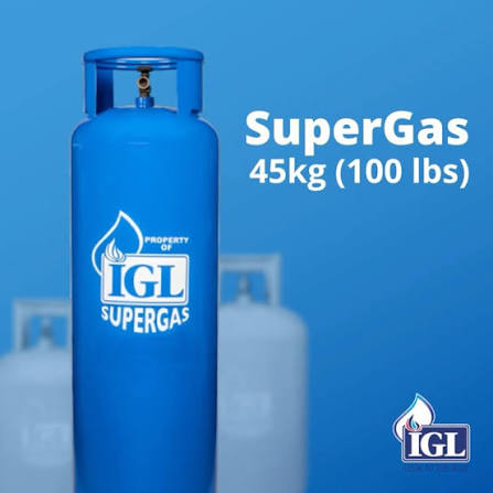 One 100 Lb Cylinder Natural Cooking Gas Price ( $79.95 USD )