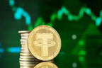 One USA Tether USDT Stablecoin Blockchain Digital Token Price ( $1.05 USD )&nbsp;