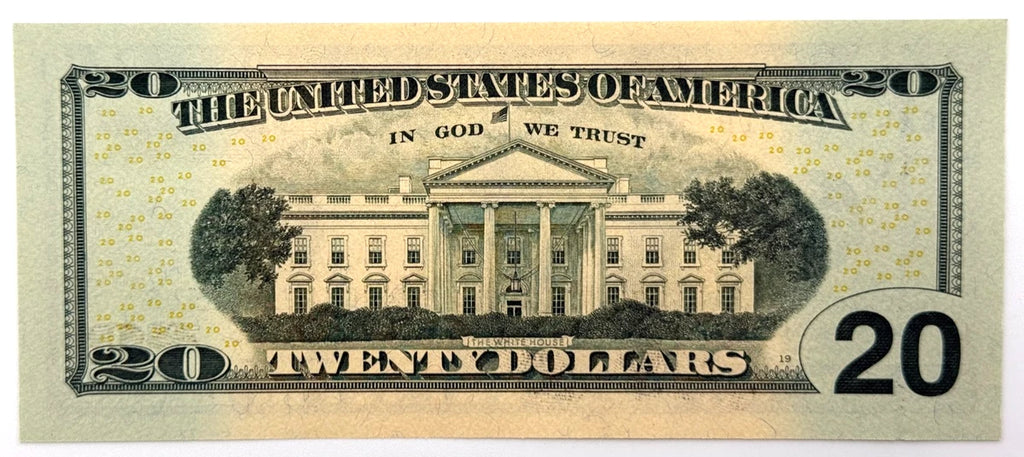 One United States Of America Physical Twenty Dollar Face Value Bill Price ( $22.00 USD )