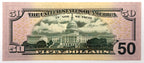 One United States Of America Physical Fifty Dollar Face Value Bill Price ( $55.00 USD )