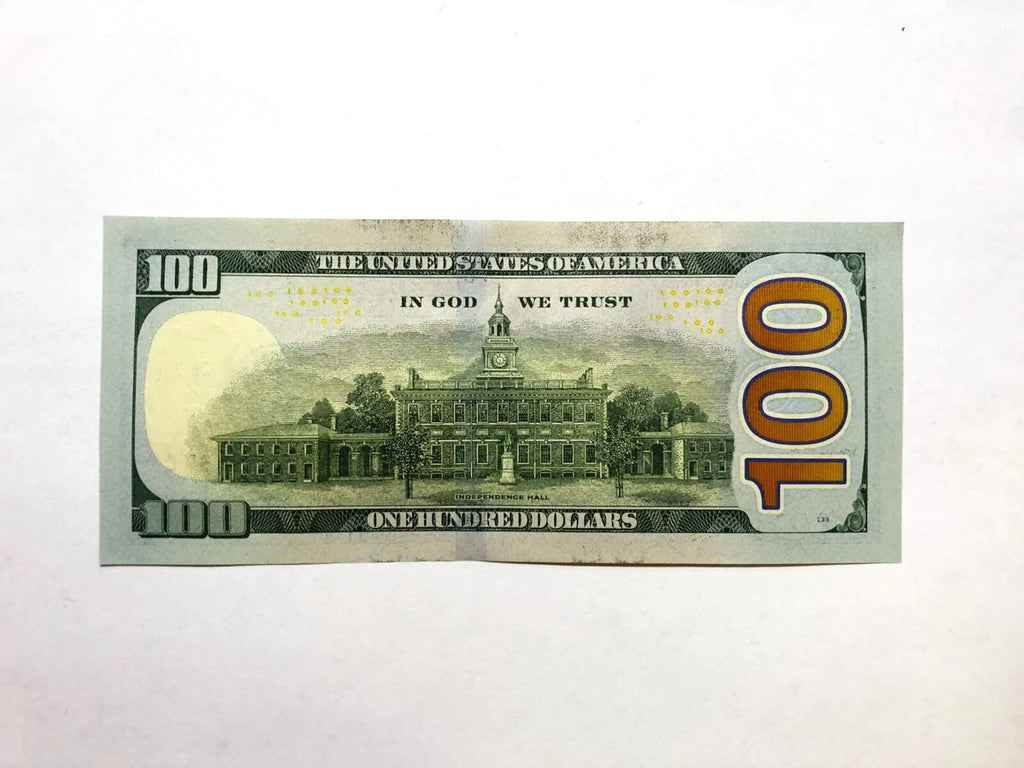 One United States Of America Physical Hundred Dollar Face Value Bill Price ( $110.00 USD )