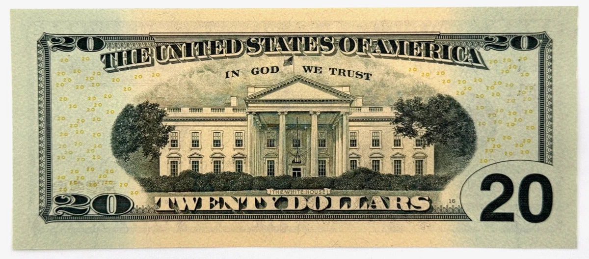 One United States Of America Physical Twenty Dollar Face Value Bill Price ( $22.00 USD )