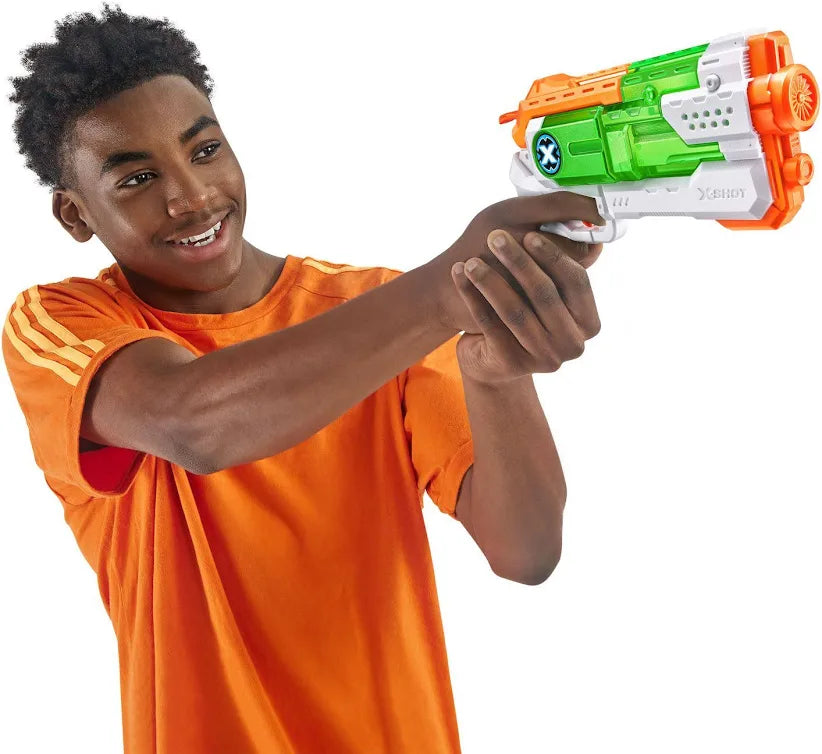 One Zuru Brand Water pew pew guns ( Standard Toy And Electric Water Blasters )  X-Shot Water Fast-Fill Micro Water Blaster Double Pack Price ( $44.95 USD )