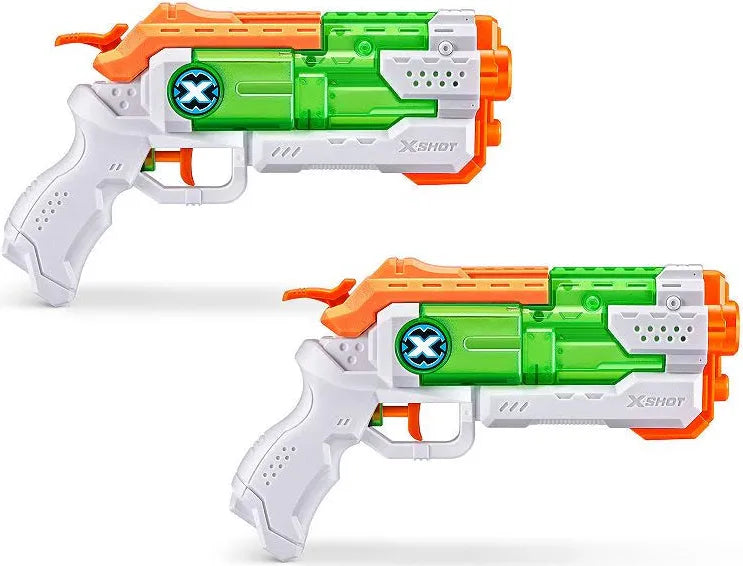 One Zuru Brand Water pew pew guns ( Standard Toy And Electric Water Blasters )  X-Shot Water Fast-Fill Micro Water Blaster Double Pack Price ( $44.95 USD )